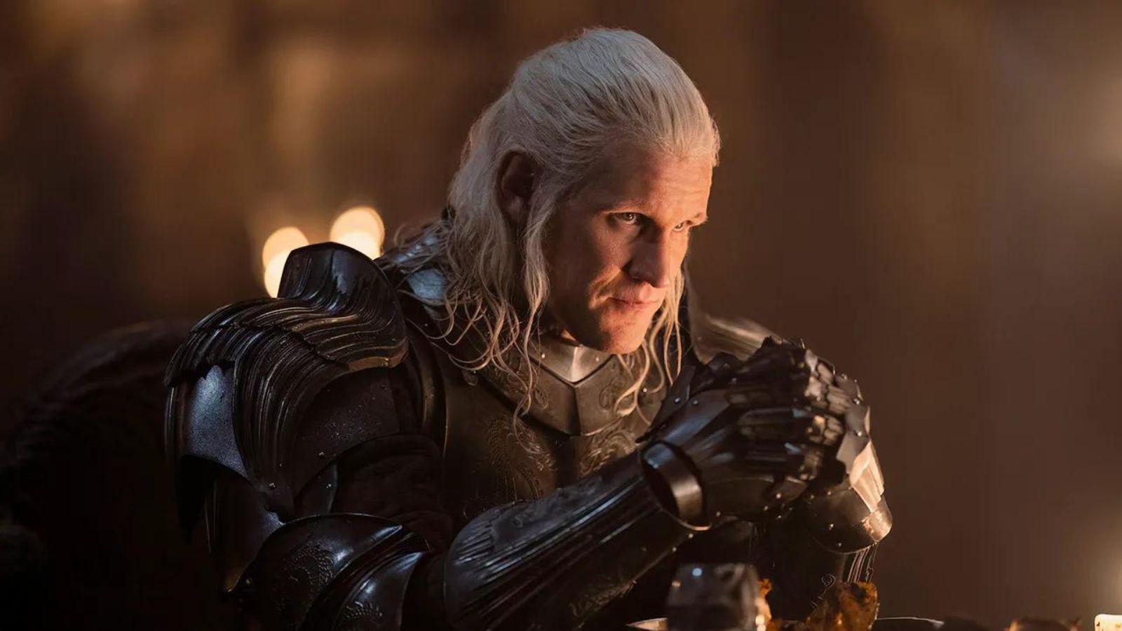 Matt Smith dans le rôle de Daemon Targaryen dans la série House of the Dragon
