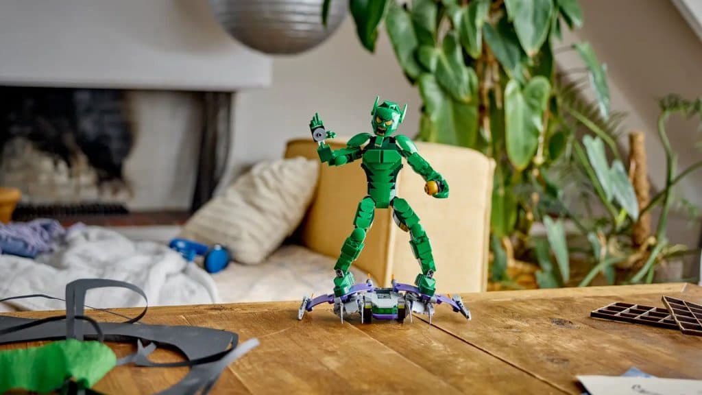 Ensemble LEGO Marvel Figurine du Bouffon Vert à construire — 76284