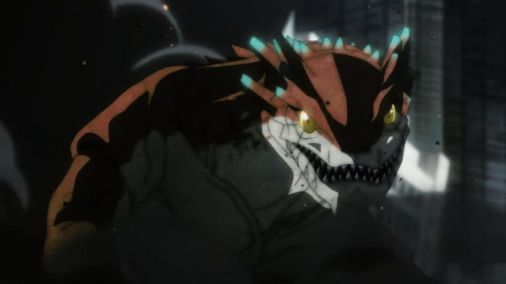 Le tout premier kaiju vu dans l'anime Kaiju No. 8