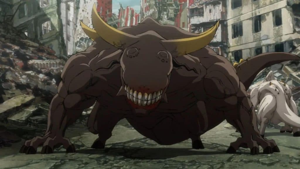 Le honju de l'épisode 3 de l'anime Kaiju No. 8