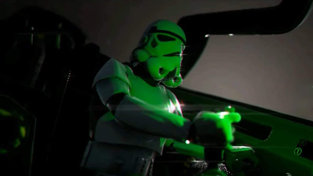 Votre personnage est un Stormtrooper solitaire dans Star Wars : Death Troopers