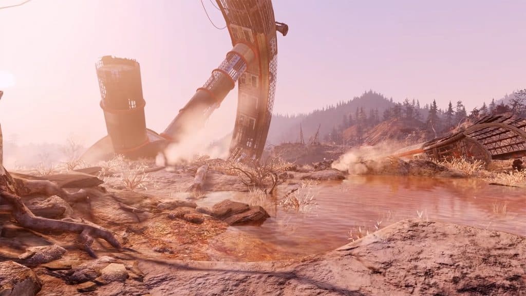 Fallout 76 Wastelanders paysage