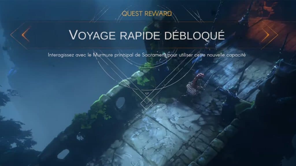 Point Murmure Voyage Rapide dans No Rest for the Wicked