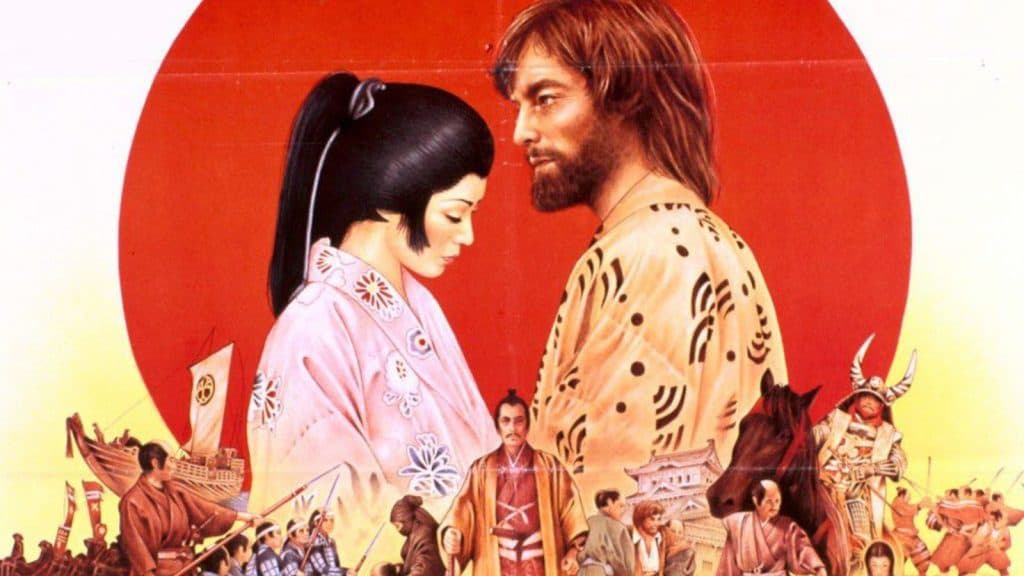 shogun affiche de la série de 1980 paramount pictures corporation