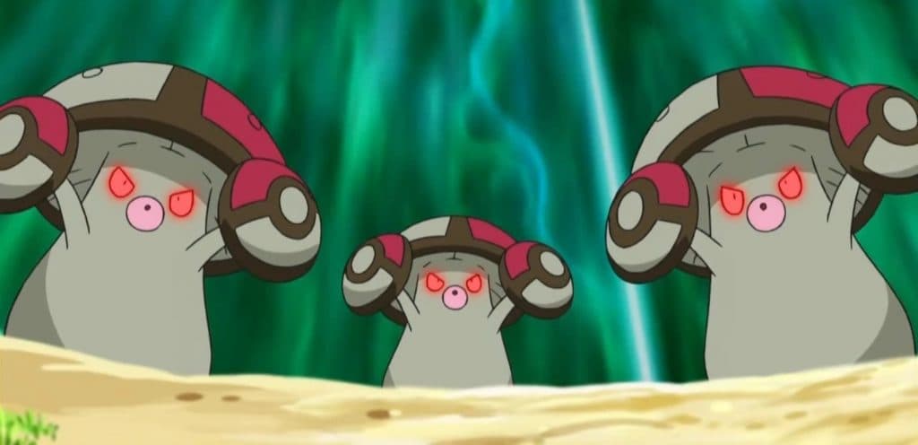 Trois Gaulet dans l'anime Pokémon