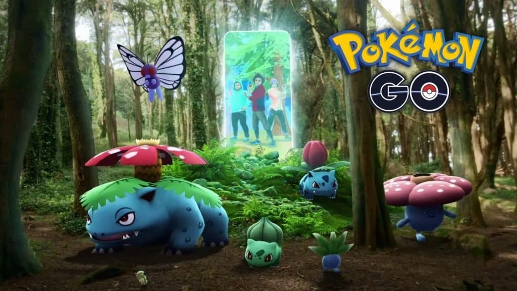 Le biome forêt de Pokémon Go