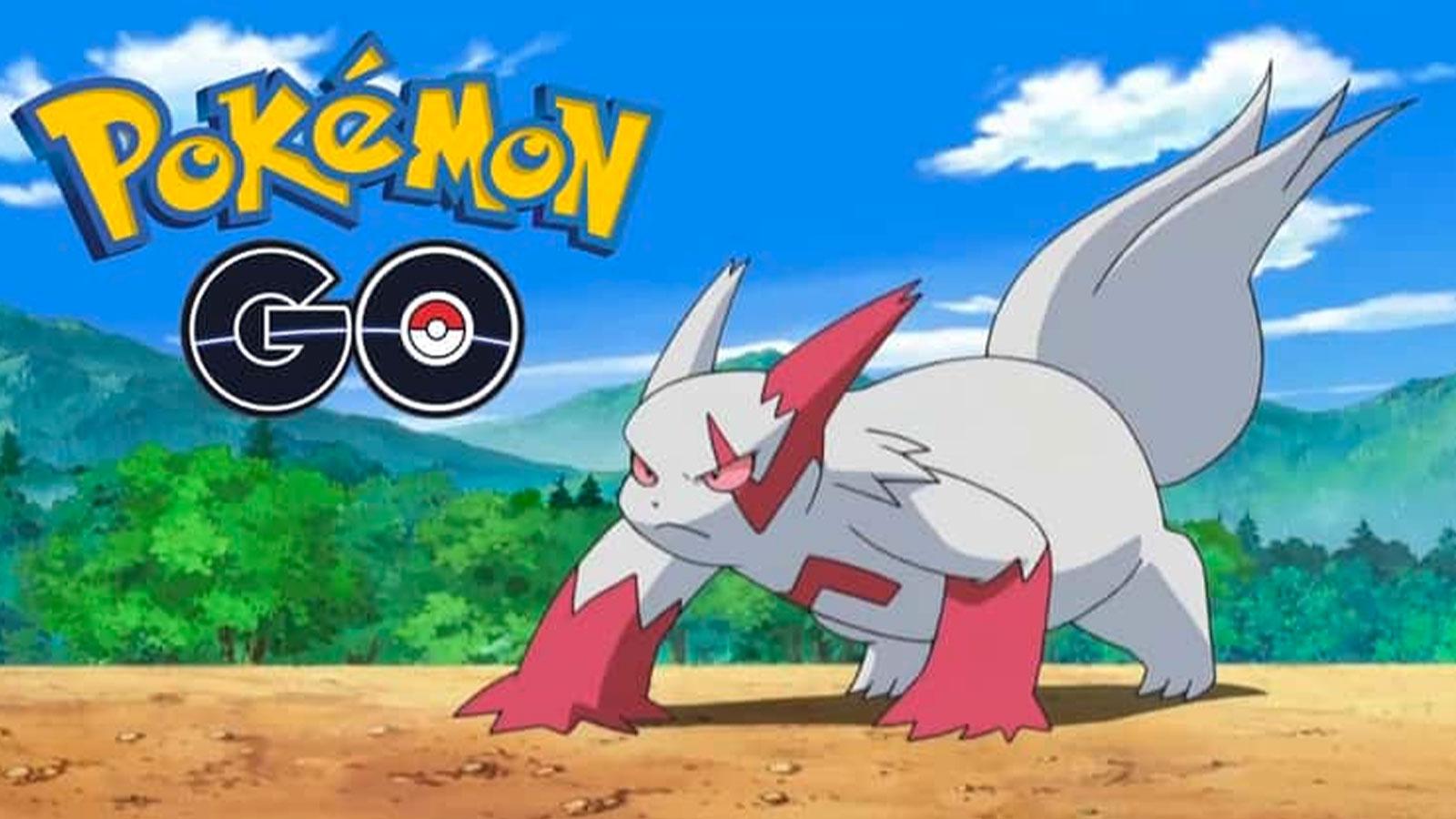 Mangriff avec le logo Pokémon Go