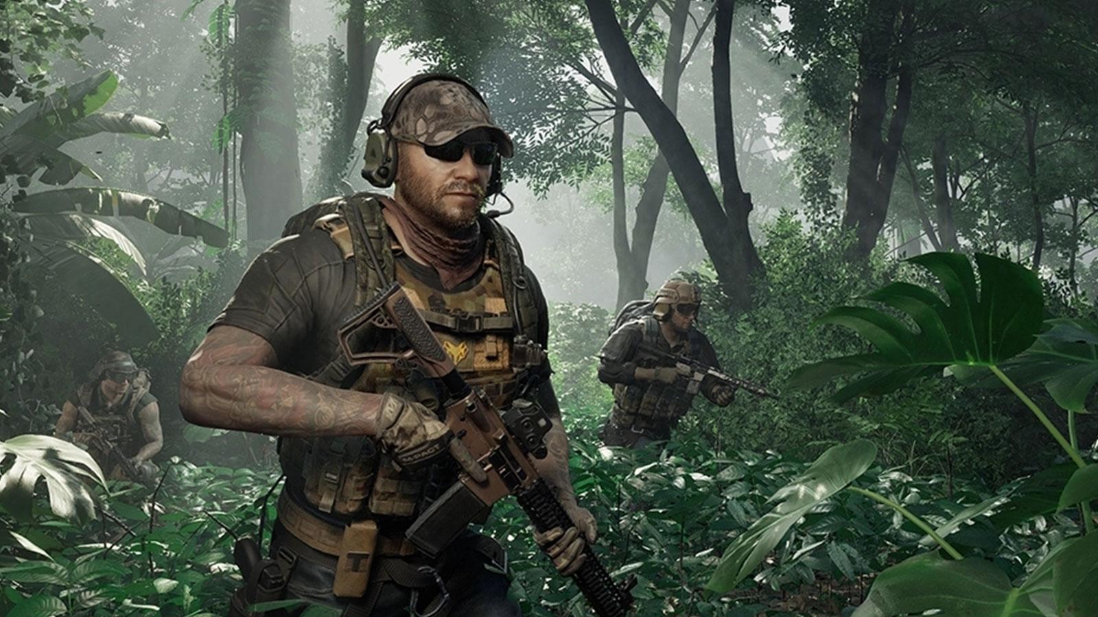 Joueur Gray Zone Warfare dans la jungle