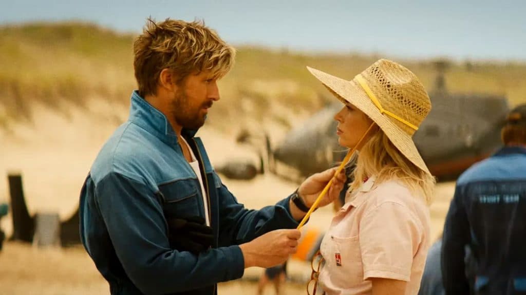 Colt (Ryan Gosling) et Jody (Emily Blunt) dans The Fall Guy