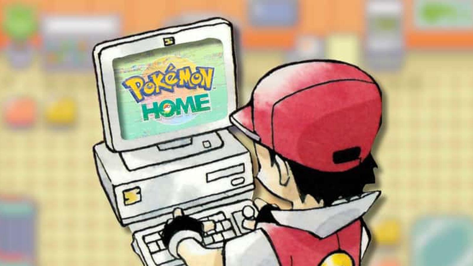 Red sur un PC avec Pokémon Home