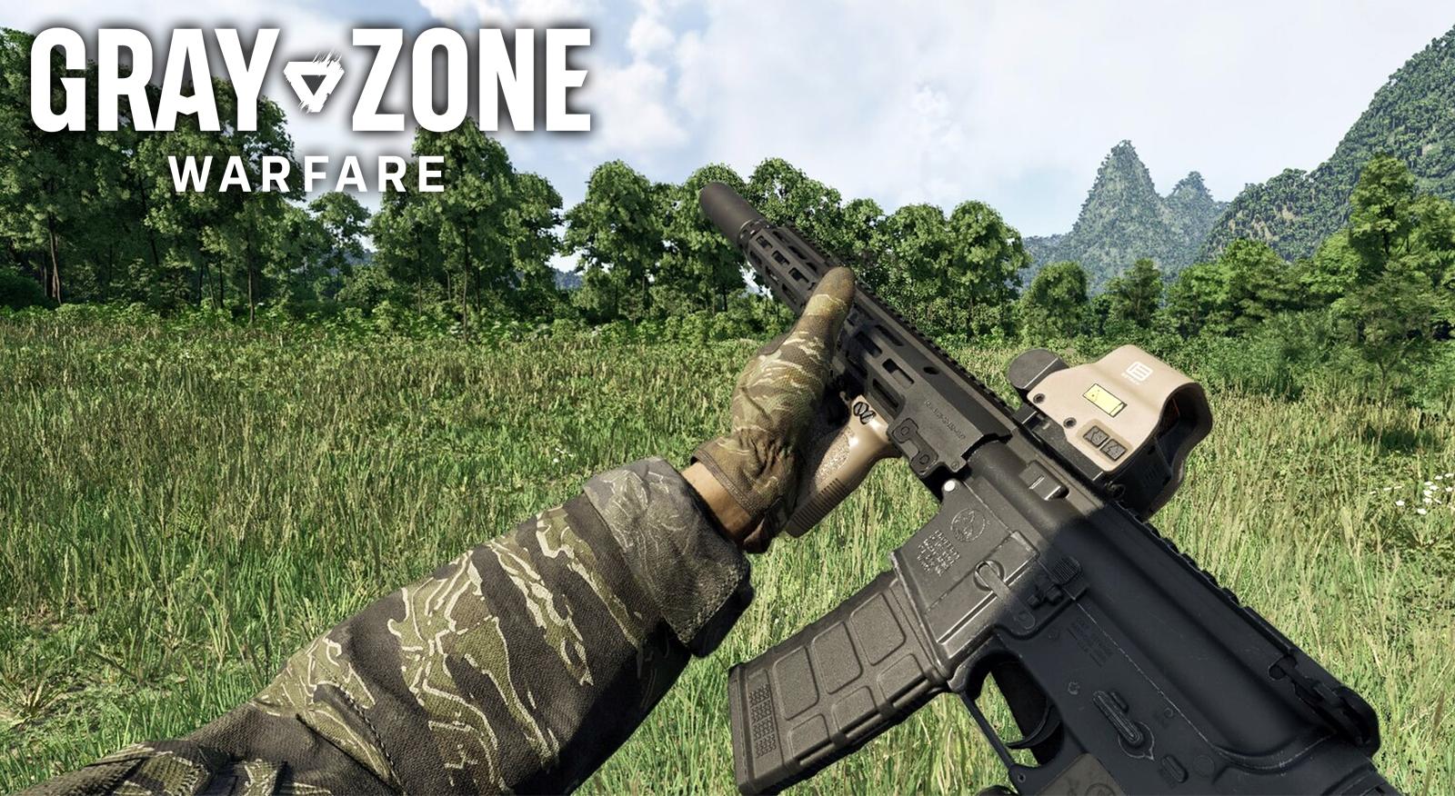 Joueur avec une arme dans Gray Zone Warfare
