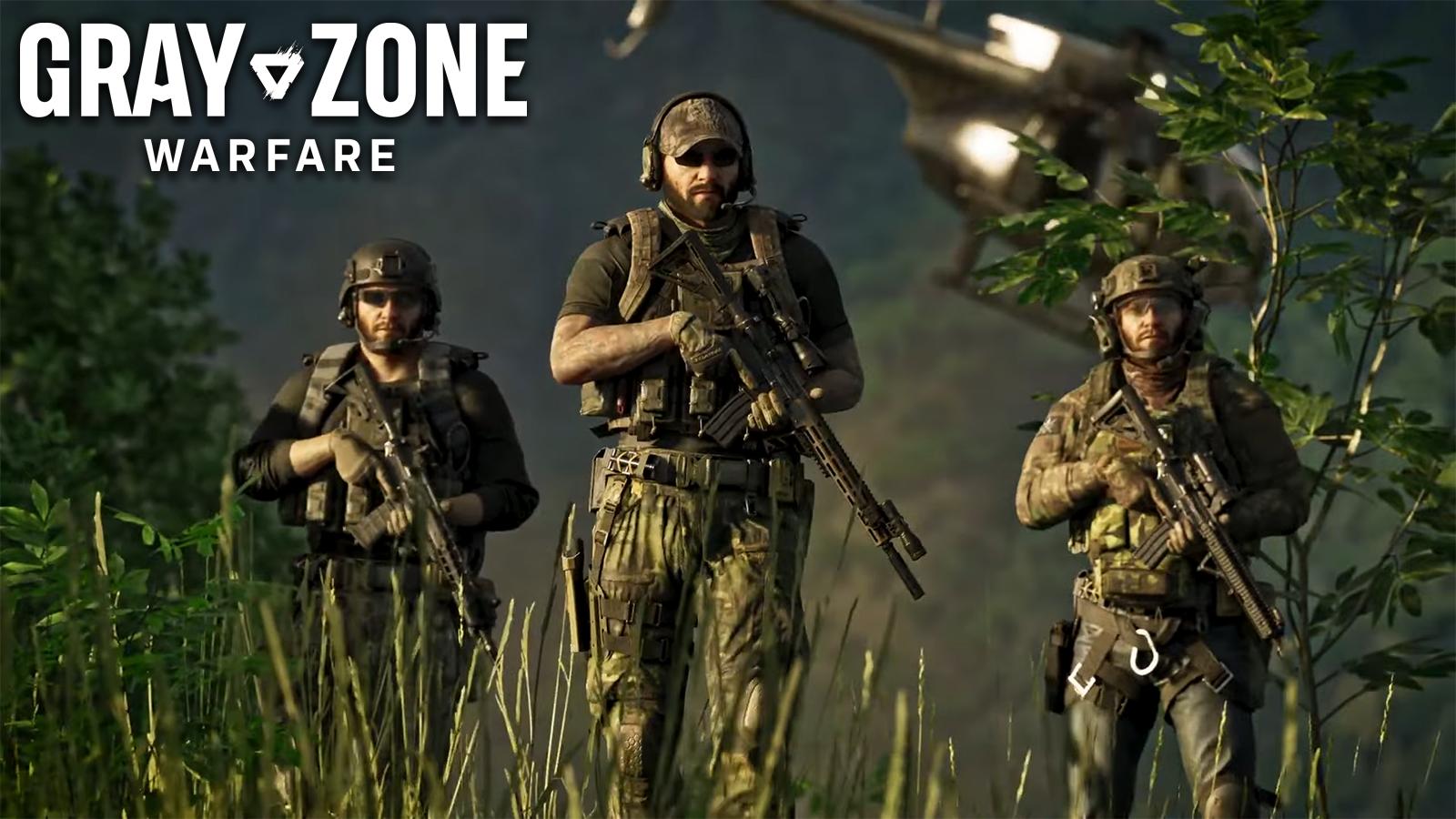 3 militaires dans le jeu Gray Zone Warfare