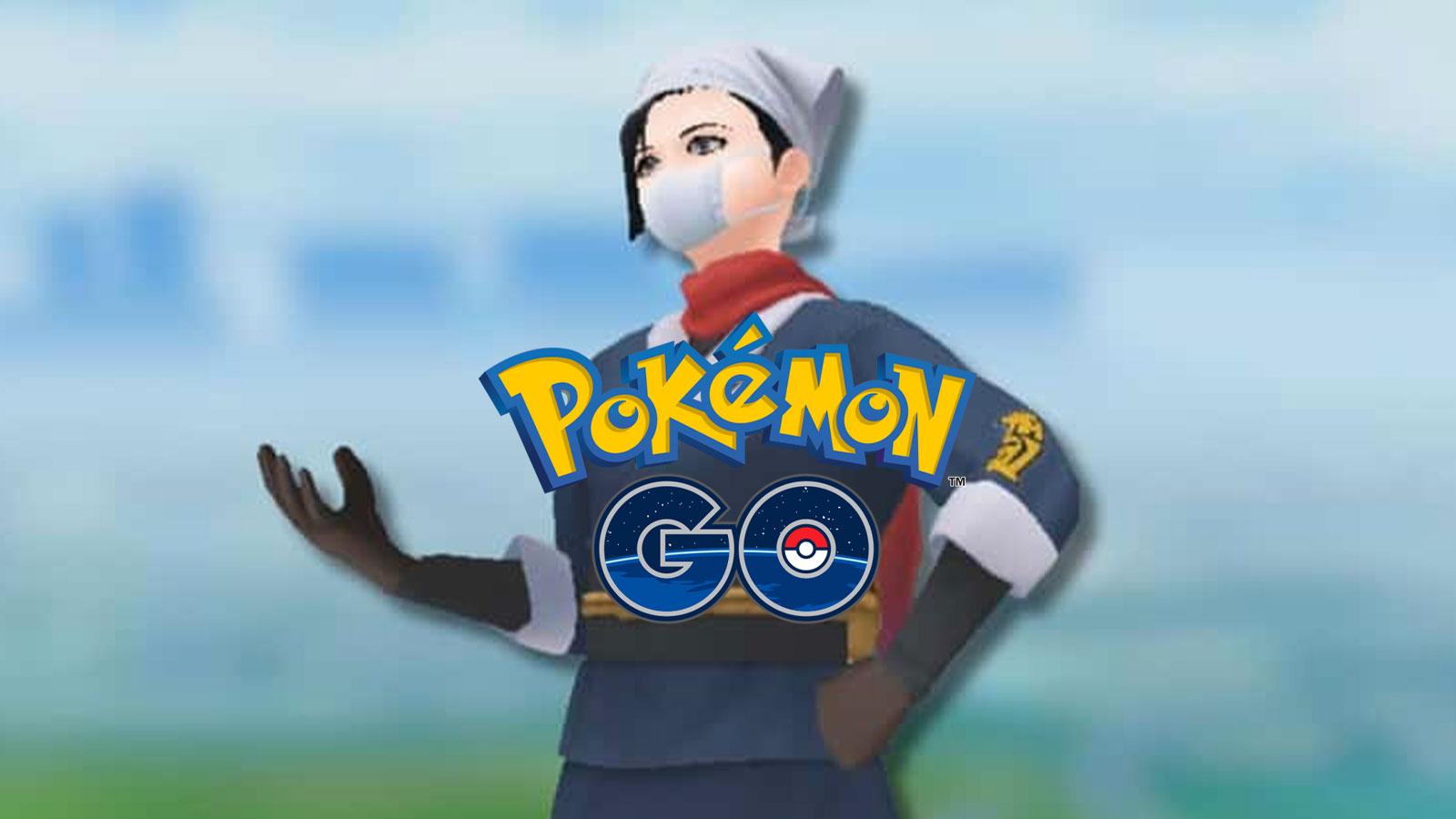 Un avatar de Pokémon Go avec le logo du jeu