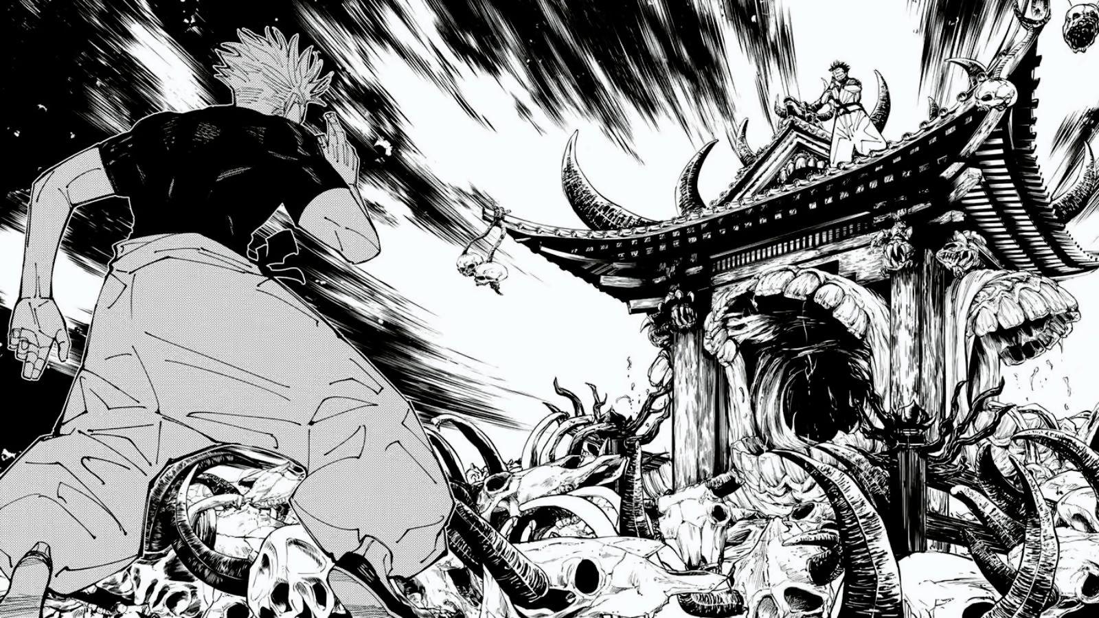 Gojo vs Sukuna dans le manga Jujutsu Kaisen