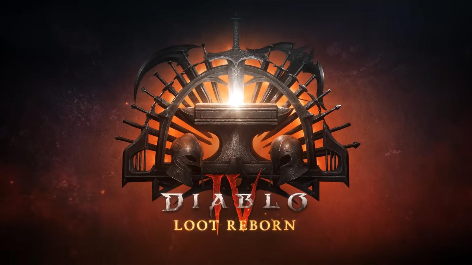 Logo de Diablo 4 pour la Saison 4 Butin redynamisé