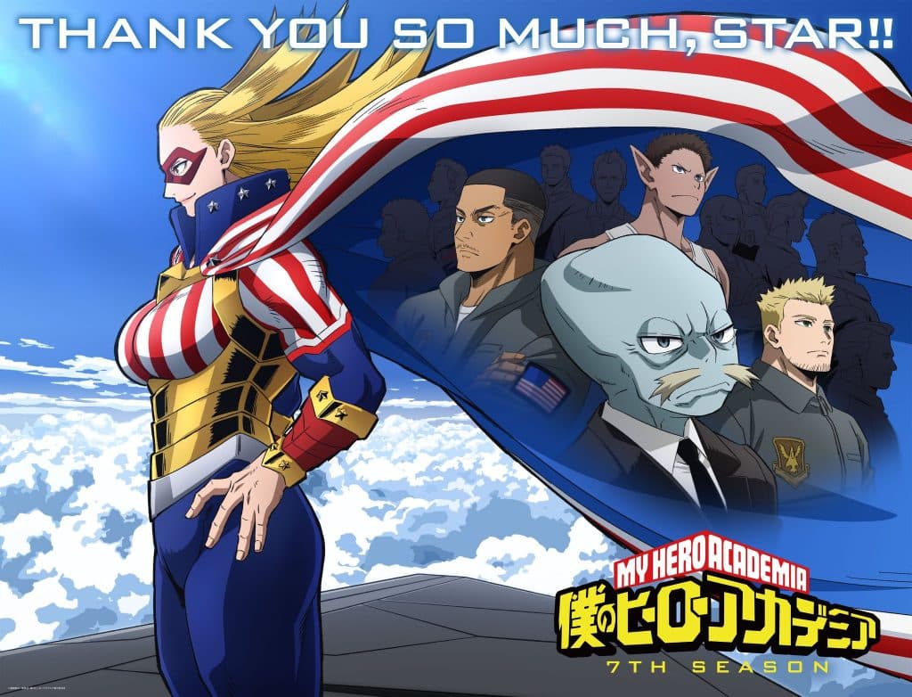 visuel star and stripe saison 7 anime My Hero Academia