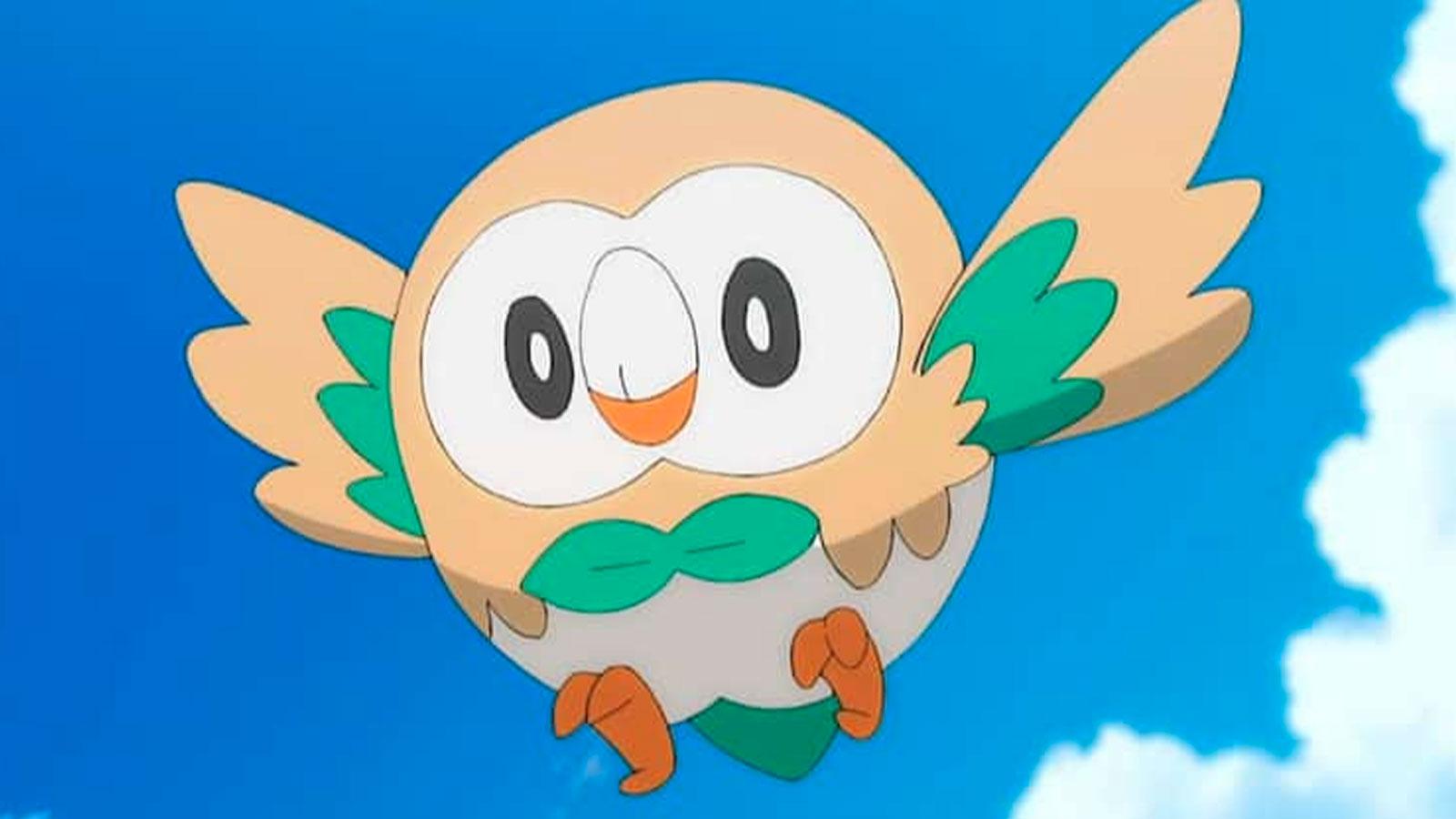 Brindibou en train de voler dans la série Pokémon